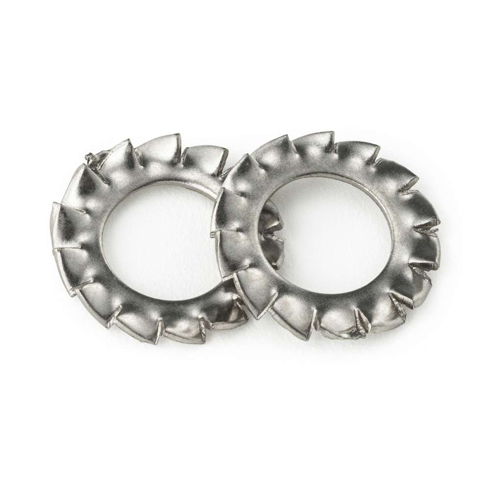 2 x External Toothed Lock Washer - M12