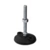 1 x Articulating Anti-slip Levelling Foot - Nylon 80mm - M12 - 100mm