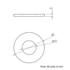 Technical Drawing Of Washer - M3