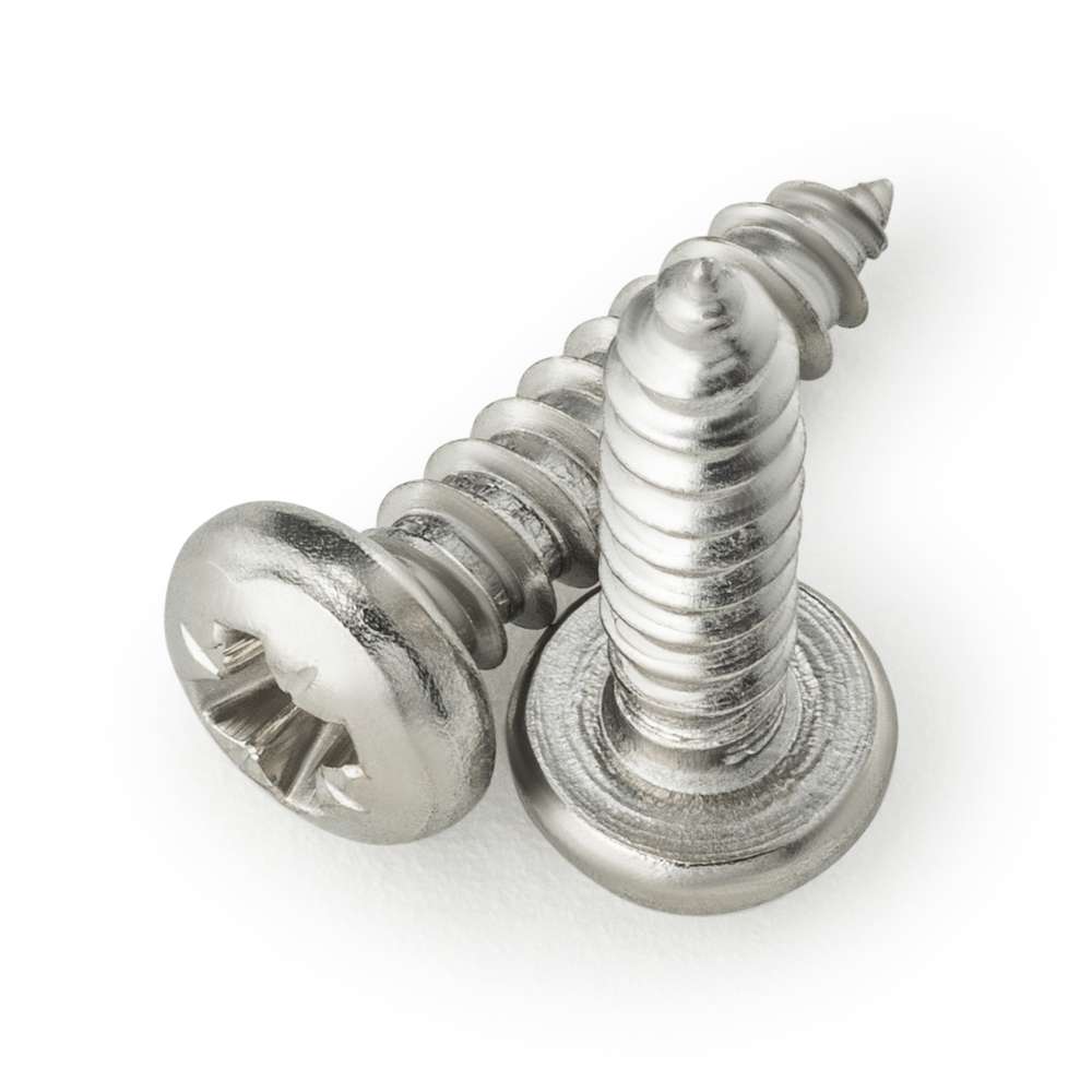 2 x Pan Head Self Tapping Screw - No.7 (3.9mm) - 16mm