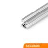 1 x Seconds - Aluminium Extrusion Profile - T/V-Slot - 20 Series - 20x20mm - 1000mm - Silver