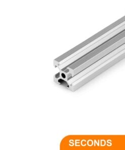 1 x Seconds - Aluminium Extrusion Profile - T/V-Slot - 20 Series - 20x20mm - 1000mm - Silver