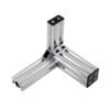 Seconds - Aluminium Extrusion Profile - T/V-Slot - 20 Series - 40x80mm (C-Beam) - 1000mm - Silver Assembly