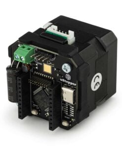 uStepper S32 Controller Mounted On Stepper Motor