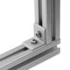 Universal Corner Bracket - 20 Series - 20x20 - With Fixings Joining Aluminium Extrusion