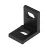 1 x Universal Corner Bracket - 20 Series - 20x20 - Black