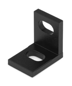 1 x Universal Corner Bracket - 20 Series - 20x20 - Black
