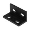 1 x Universal Corner Bracket - 20 Series - 40x20 - Black