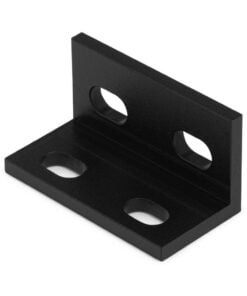 1 x Universal Corner Bracket - 20 Series - 40x20 - Black