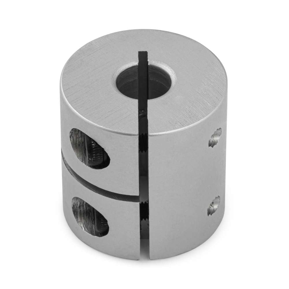 2 x Rigid Shaft Coupling - 1/4 - 10mm