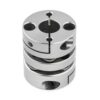2 x Disc Flexible Shaft Coupling - 1/4 - 12mm