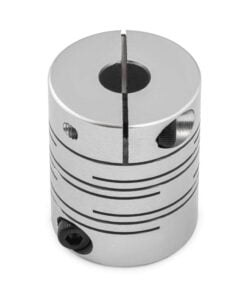 2 x Slit Beam Flexible Shaft Coupling - 1/4 - 8mm