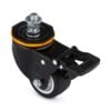 1 x Castor - Stud - Swivel - 100mm - Brake