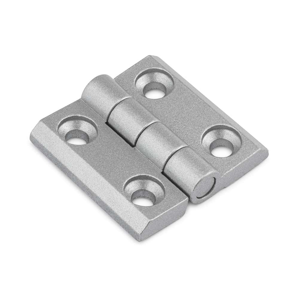 1 x Aluminium Hinge - 45 Series - Silver