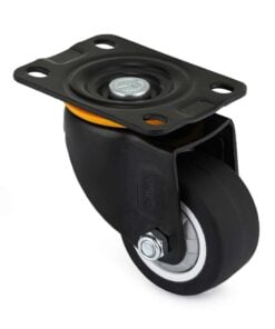 1 x Castor - Plate - Swivel - 75mm