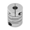 2 x Slit Beam Flexible Shaft Coupling - 8mm - 12mm
