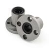 2 x Linear Round Flanged Bearing - 20mm
