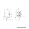 Technical Drawing Of Panel Bracket - 30 Series