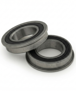 2 x Radial Flanged Bearing - Double Sealed - 8mm - Compact