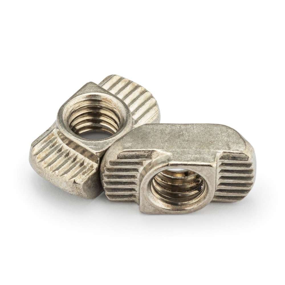 2 x Drop In Nut - T-Slot - 40 & 45 Series - M4 - Stainless Steel