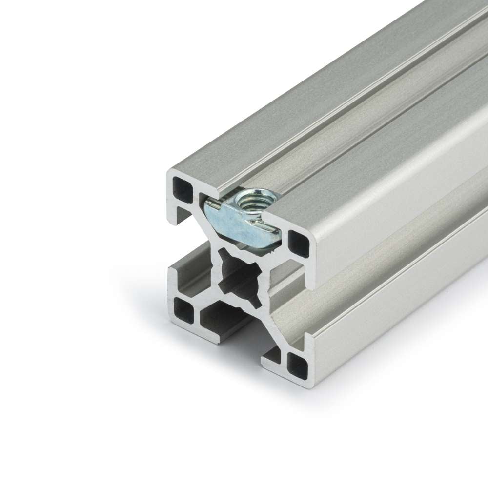 Drop In Nut - T-Slot - 40 & 45 Series - M4 Inside Aluminium Extrusion