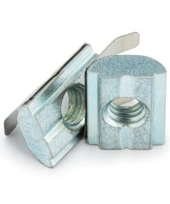 2 x Spring Leaf Loaded Nut - T-Slot - 40 & 45 Series - M5
