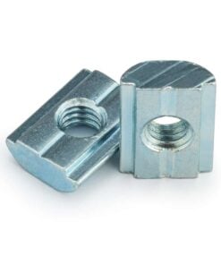 2 x Roll In Nut - T-Slot - 40 & 45 Series - M6