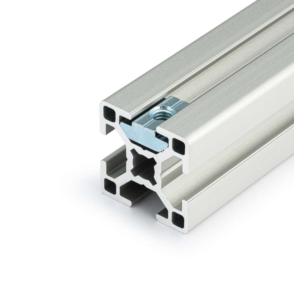 Slide In Nut - T-Slot - 40 & 45 Series - M6 Inside Aluminium Extrusion
