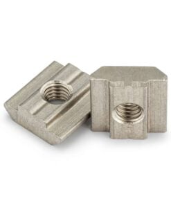 2 x Slide In Nut - T-Slot - 40 & 45 Series - M8 - Stainless Steel