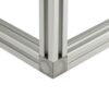 Cuboid Frame - 20 Series - 1000x1000x1000mm - Silver - Corner Connector