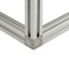 Cuboid Frame - 20 Series - 500x500x500mm - Silver - Corner Connector