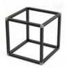Assembled Cuboid Frame - 20 Series - 250x250x250mm - Black