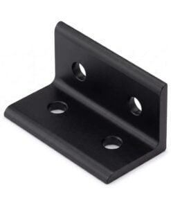 1 x Universal Corner Bracket - 20 Series - 40x20 - Black