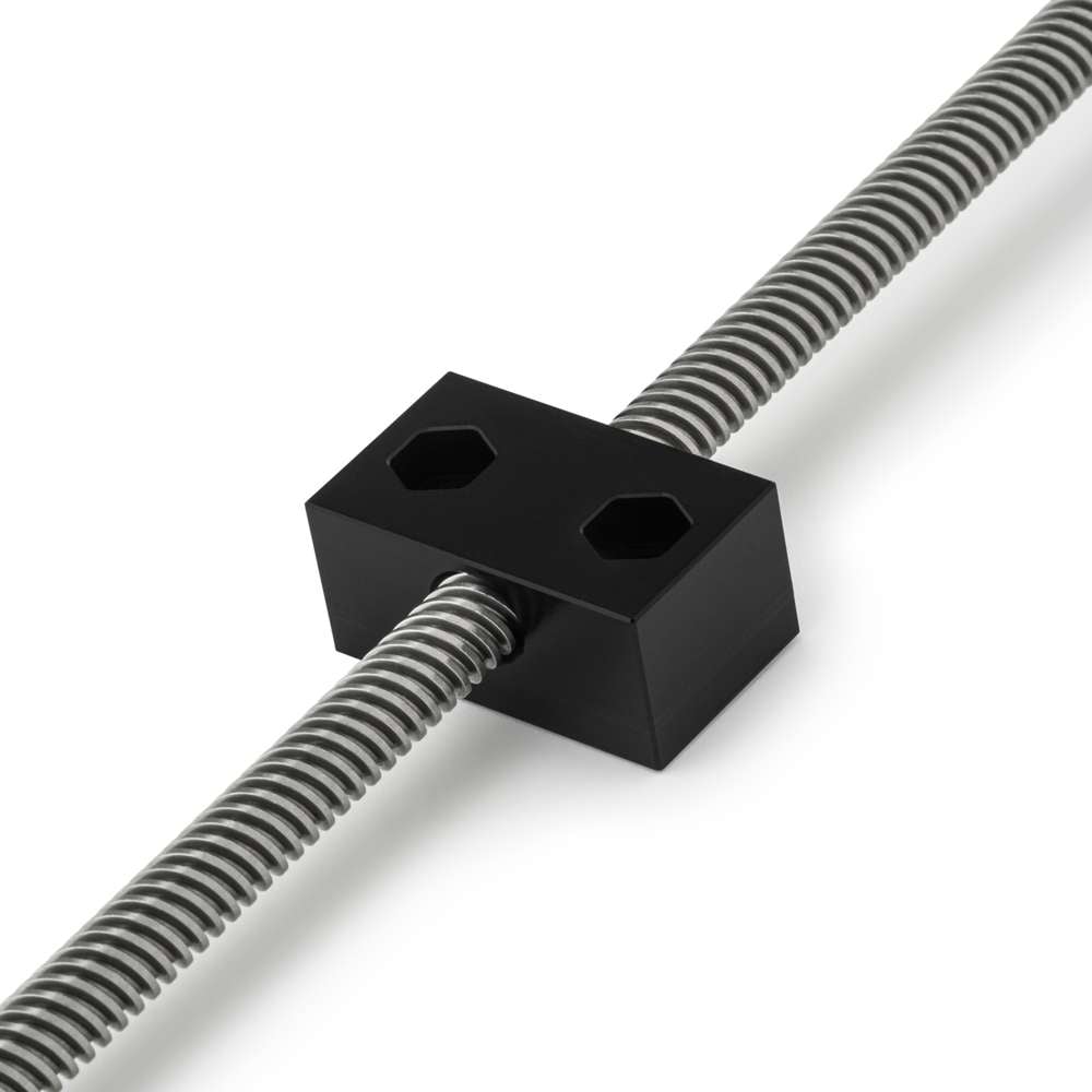 Lead Screw Nut Block - Tr8*2-2P (1 Start) - Stand Off - POM On Lead Screw