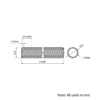 Technical Drawing Of Lead Screw - Tr12*10-2P (5 Start) - Cut To Size