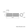 Technical Drawing Of Lead Screw - Tr12*8-2P (4 Start) - Cut To Size
