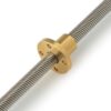 Lead Screw Nut On Lead Screw - Tr8*4-2P (2 Start) - Cut To Size