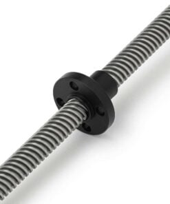 Lead Screw Round Flanged Nuts - Tr8*4-2P (2 Start) - POM On Lead Screw