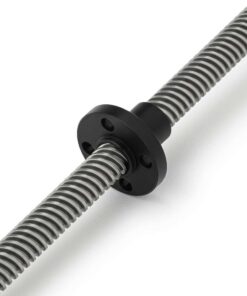 Lead Screw Round Flanged Nuts - Tr8*8-2P (4 Start) - POM On Lead Screw