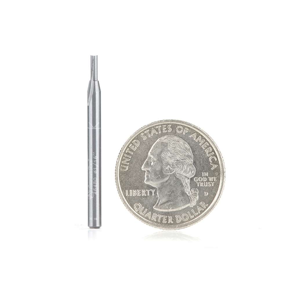 1 x 1/16" Square End CNC Router Bit - 46480 Amana Tool