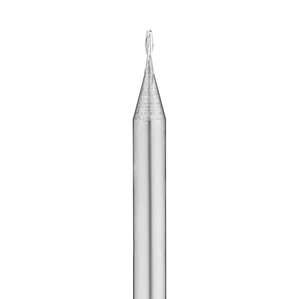 1 x 1/32" Square End CNC Router Bit - Up-Cut Stub