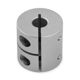 2 x Rigid Shaft Coupling - 1/4 - 12mm