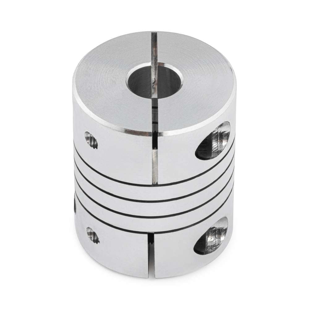 2 x Helical Beam Flexible Shaft Coupling - 1/4 - 8mm