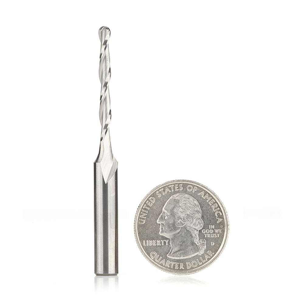 1 x 1/8" Ball End CNC Router Bit - 46030 Amana Tool