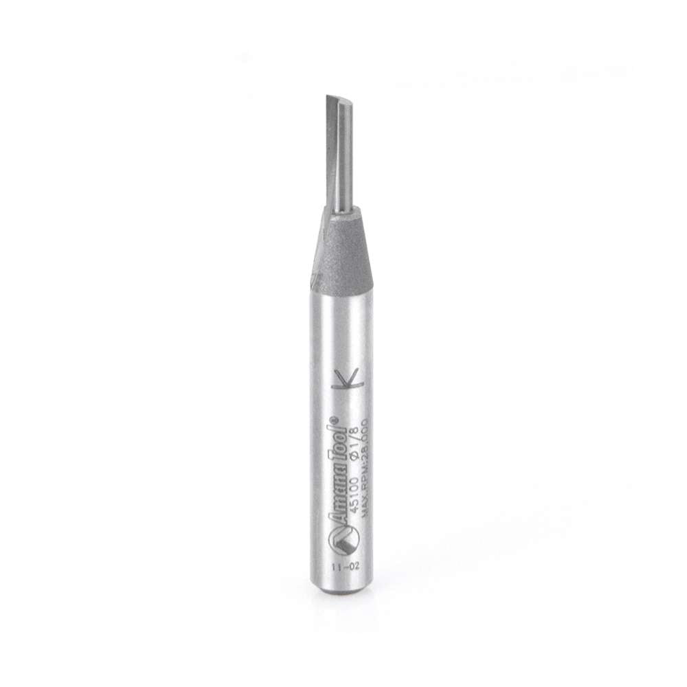 1 x 1/8" Carbide Tipped Router Bit - 45100 Amana Tool