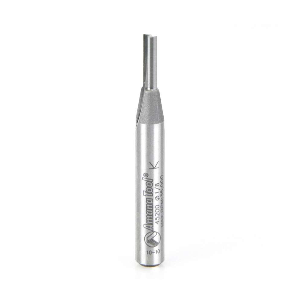 1 x 1/8" Carbide Tipped Router Bit - 45200 Amana Tool
