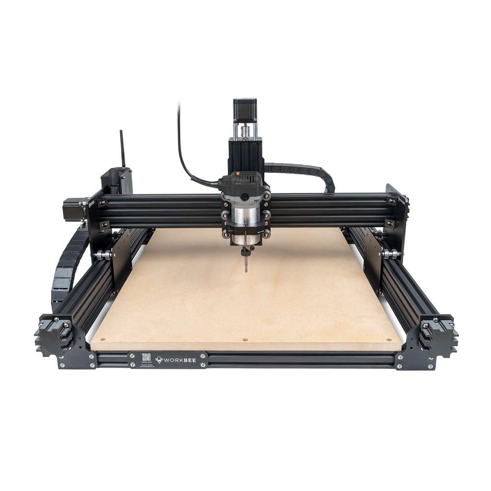 WorkBee Z1+ CNC Router Machine - 1000x1000mm - Black - Ethernet - EU