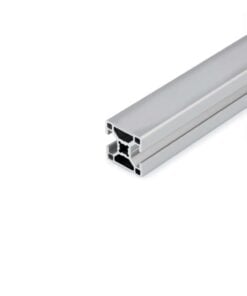 1 x Aluminium Extrusion Profile - T-Slot - 30x30mm - 2 Slot - Silver - Cut to Size