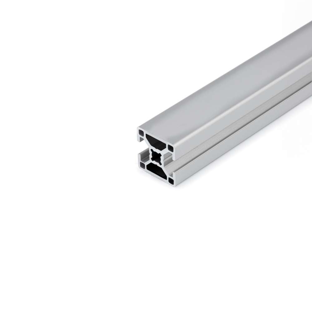 1 x Aluminium Extrusion Profile - T-Slot - 30x30mm - 2 Slot - Silver - Cut to Size