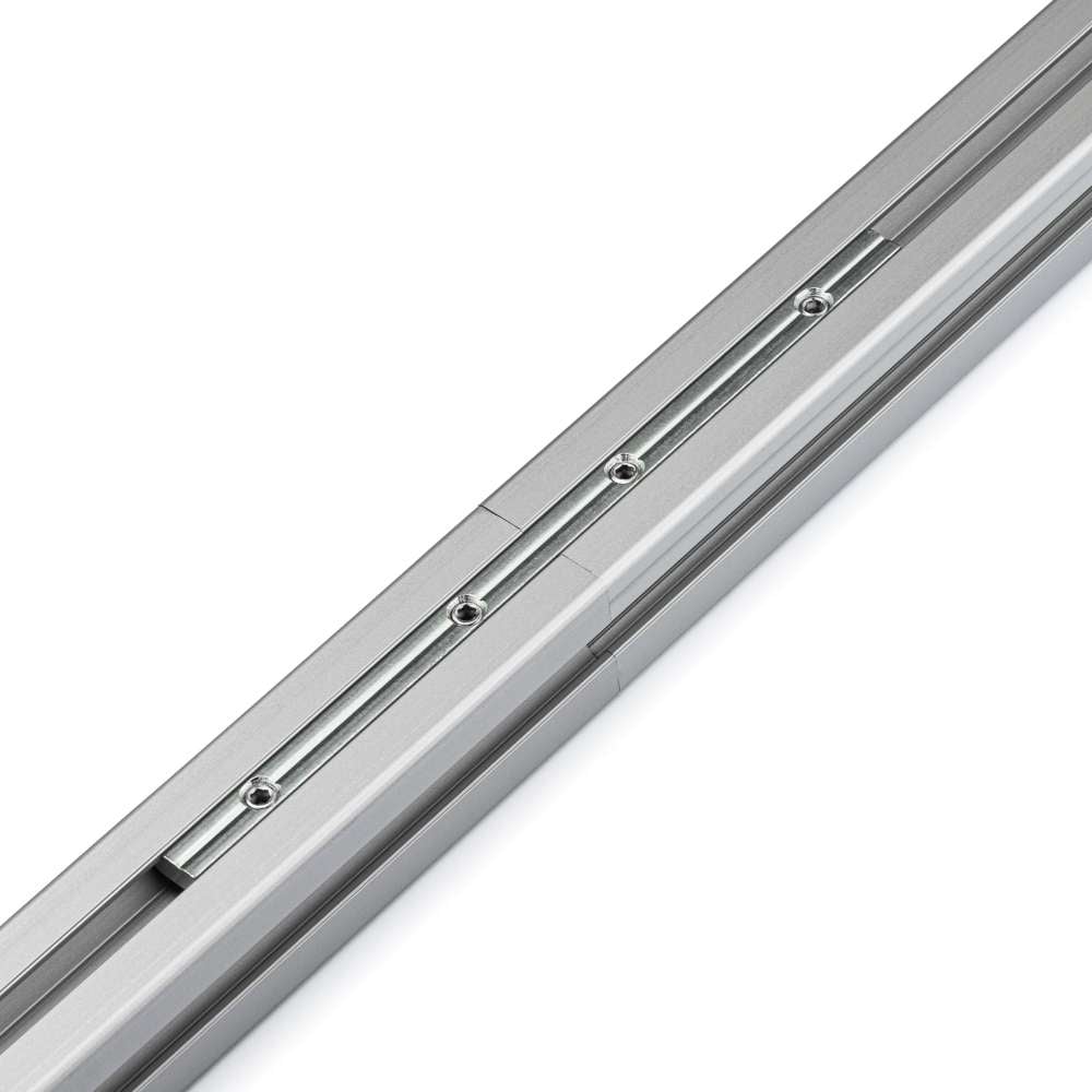 Heavy Duty Inner Link Connector - Profile - 20 Series - With Fixings Joining Aluminium Extrusion